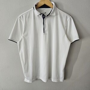 Head Golf Womens Medium M White Polo Shirt Golf Performance Stretch